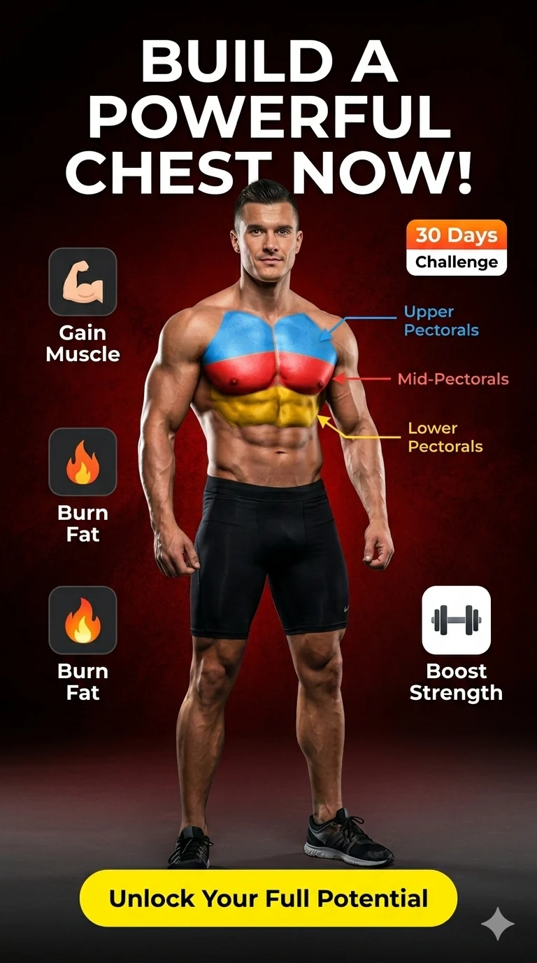 Chest workout - gym beginners screenshot